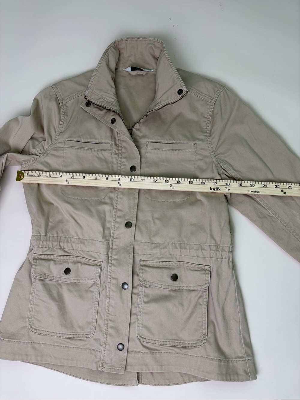 L.L.Bean Women’s XS Tan Classic Utility Field Safari Jacket - Picture 9 of 10